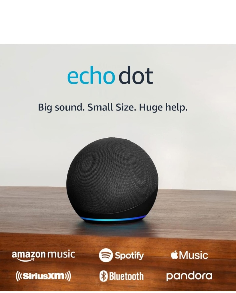 Amazon  Echo Dot (5th gen,2022 release) with bigger vibrant sound, helpful routines and Alexa